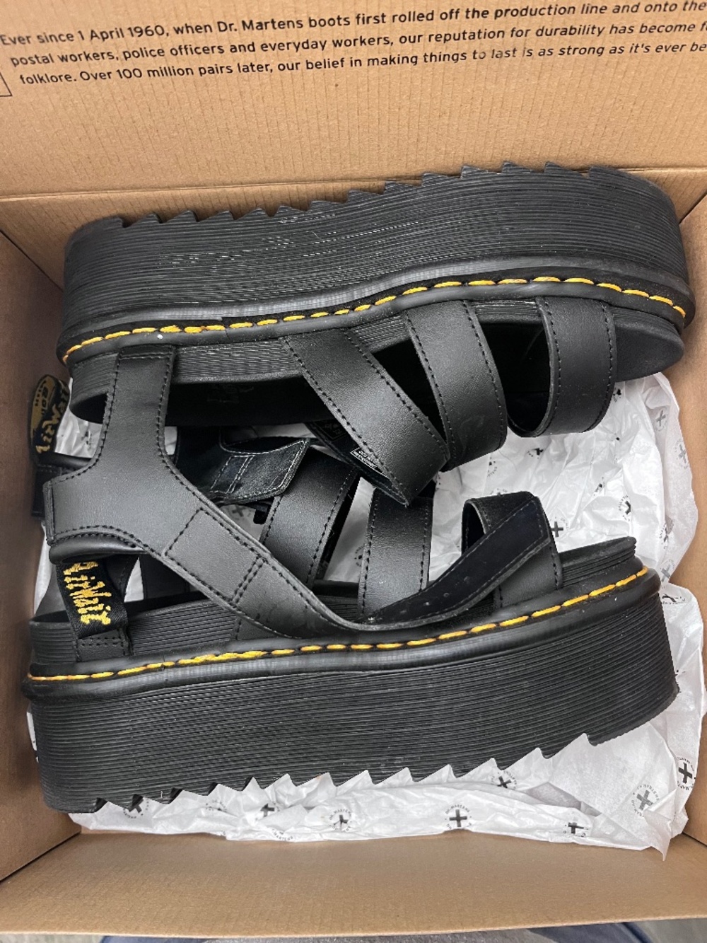 Doc Marten platform sandals